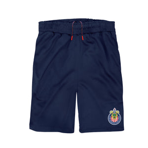 Icon Sports Youth Chivas De Guadalajara Poly Soccer Shorts -01