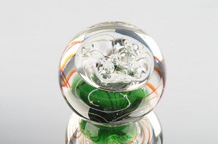 M Design Art Handcraft Rainbow Mix Millefiori Glass Paperweight 09
