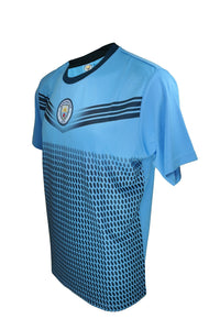 Icon Sports Men Manchester City Official Licensed Soccer Poly Shirt Jersey -06