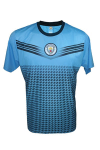 Icon Sports Men Manchester City Official Licensed Soccer Poly Shirt Jersey -04