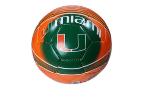 University of Miami Hurricanes Official Licensed Soccer Ball Size 5 -01-1