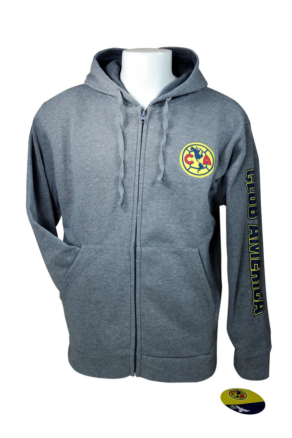 Icon Sports Men Club America Zipper Front Fleece Jacket Sweatshirt Officially Licensed Soccer Hoodie 013