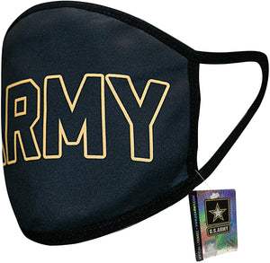 Icon Sports U.S. Army Military Officially Licensed Primary Logo Reusable Face Covering Cloth 01-8