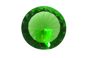 Tripact 120 mm Original Color Emerald Green Diamond Shaped Jewel Crystal Paperweight