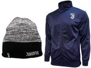 Icon Sports Juventus Soccer Jacket and Beanie combo 01