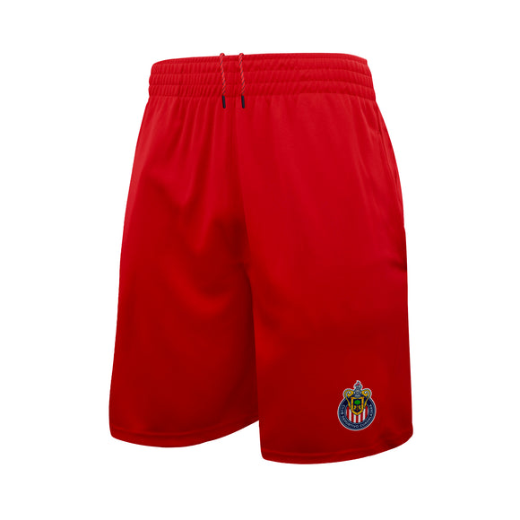 Icon Sports Men's Chivas De Guadalajara Officially Poly Soccer Shorts -02