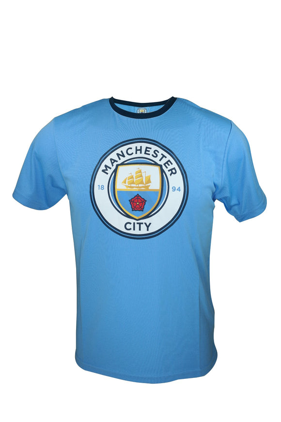 Icon Sports Youth Manchester City Officially Soccer Poly Shirt Jersey -11 YS