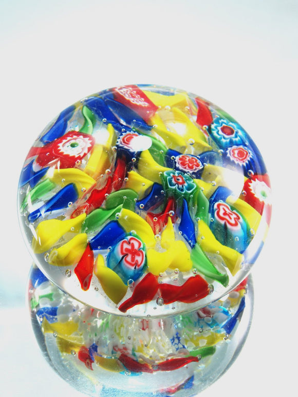 M Design Art Handcraft Glass Random Bubble Handmade Glass Paperweight