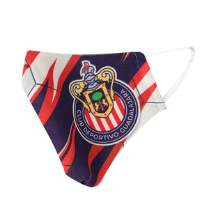 Icon Sports Chivas Del Guadalajara Team Club Reusable Face Covering Cloth 03