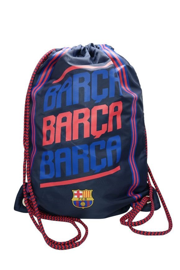 Icon Sports FC Barcelona Official Drawstring Gym Soccer Cinch Bag 01