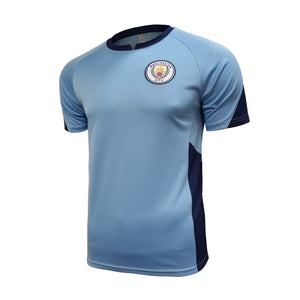 Icon Sports Men Manchester City Officially Licensed Soccer Poly Shirt Jersey MC101PF-01