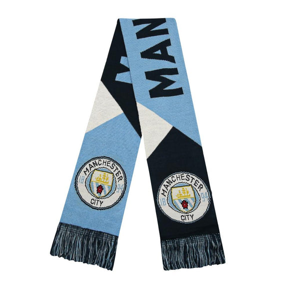 Icon Sports Manchester City Officially Licensed Product Soccer Scarf - 01-1