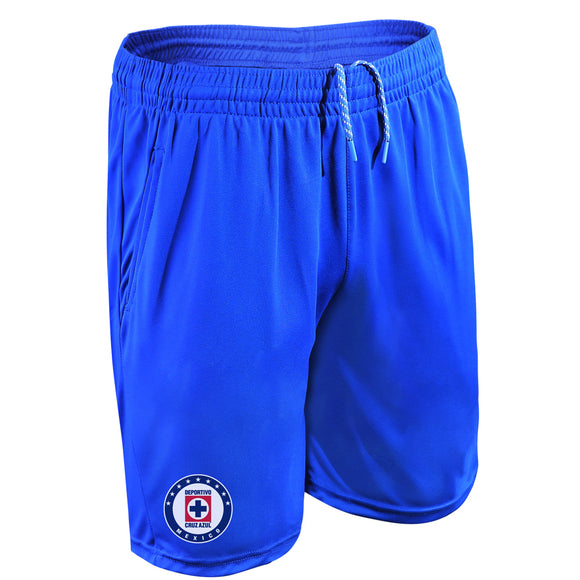 Icon Sports Men's Cruz Azul Officially Poly Soccer Shorts -01