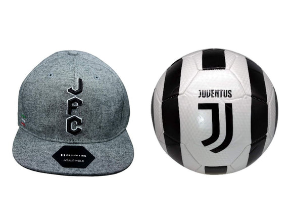 Icon Sports Juventus Official Soccer Cap & Ball Size 5 - 11-1