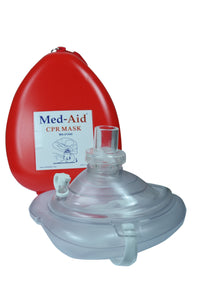 Med-Aid Medical CPR Mask with Plastic Storage Case Adult/Child (US Brand)