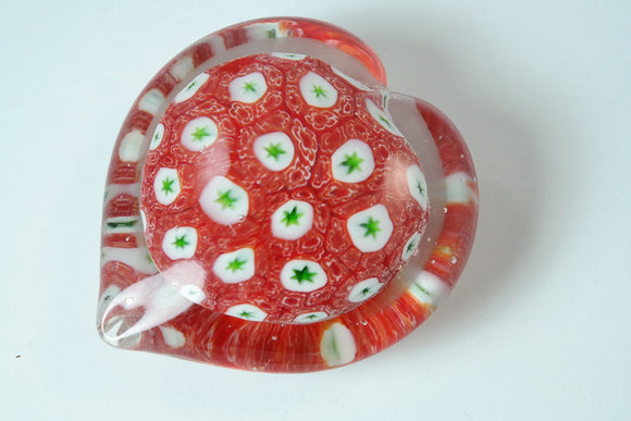 M Design Art Handcraft Rainbow Mix Millefiori Glass Paperweight 10