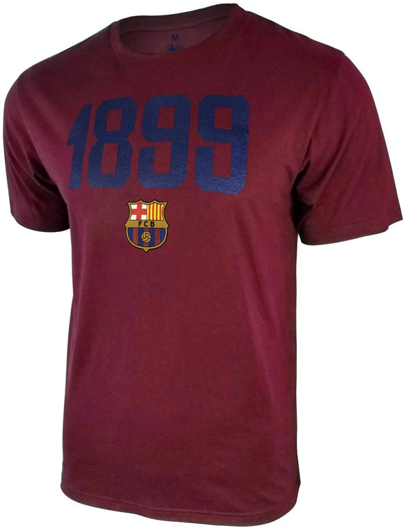 Icon Sports Men FC Barcelona Officially Licensed Soccer T-Shirt Cotton Tee -10