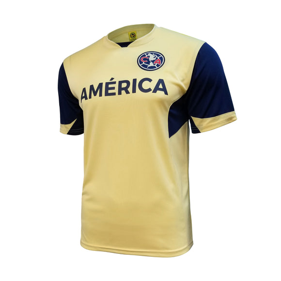 Icon Sports Men Club America Officially Licensed Soccer Poly Shirt Jersey  CA85PF-Y