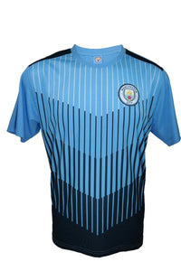 Icon Sports Men Manchester City Official Licensed Soccer Poly Shirt Jersey -01