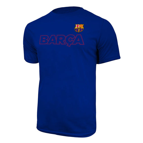 Icon Sports Men FC Barcelona Officially Licensed Soccer T-Shirt Cotton Tee -23