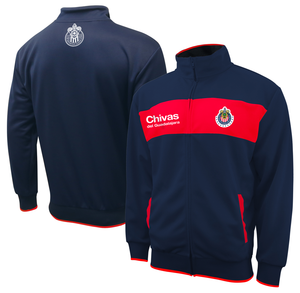 Icon Sports Men Chivas Del Guadalajara Officially Zipper Soccer Jacket