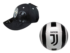 Icon Sports Juventus Official Soccer Cap & Ball Size 5 - 12-2