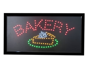 19x10 Neon Sign LED Lighting - 2 Swtiches: Power & Animation for Business Identification by Tripact Inc - Bakery