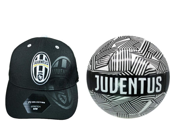 Icon Sports Juventus Official Soccer Cap & Ball Size 5 - 14-1