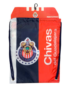 Chivas De Guadalajara Official Drawstring Gym Soccer Cinch Bag
