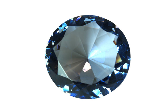 Tripact 60 mm Light Green Diamond Shaped Jewel Crystal Paperweight