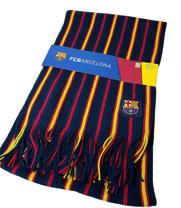 RhinoxGroup FC Barcelona Officially Licensed Product Soccer Scarf - 1-5