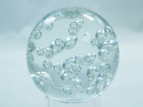 M Design Art Handcraft Pink Rose Series Handmade Glass Paperweight 01