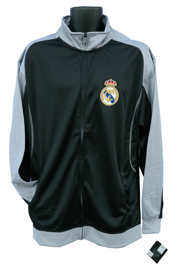 Real Madrid Jacket Track Soccer Adult Sizes Soccer Football Official Merchandise Black