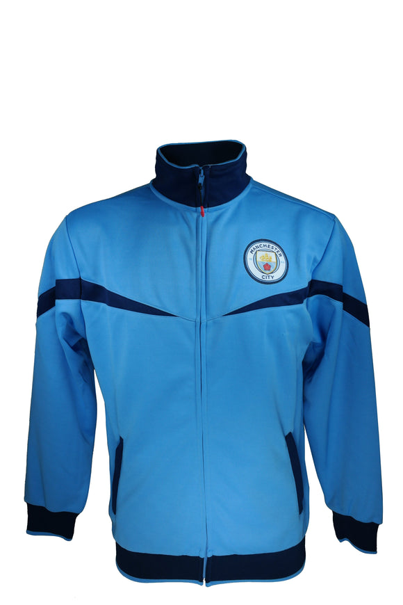 Icon Sports Men Manchester City  Official Licensed Zipper Soccer Jacket 001