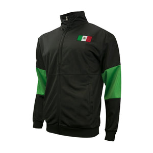 Icon Sports Men Mexico Soccer Zipper Soccer Jacket