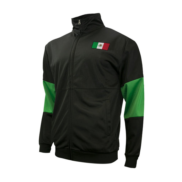 Icon Sports Men Mexico Soccer Zipper Soccer Jacket