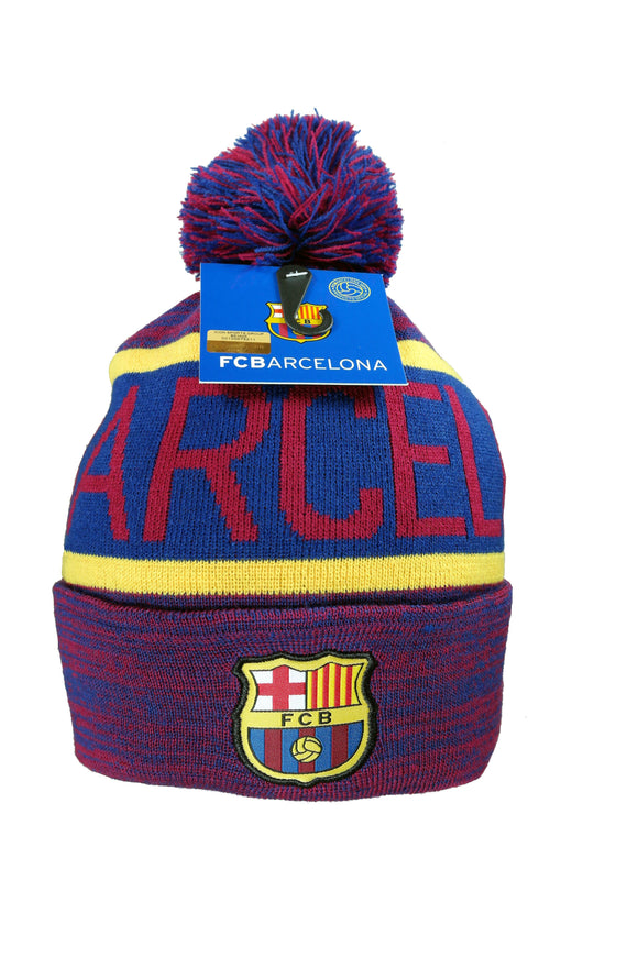 FC Barcelona Authentic Official Licensed Product Soccer Beanie - 01-1