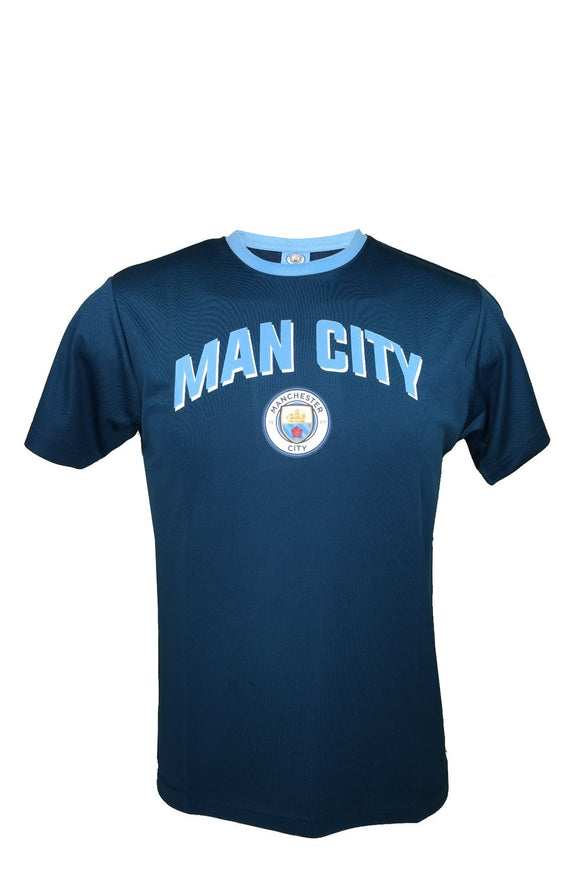 Icon Sports Youth Manchester City Officially Soccer Poly Shirt Jersey -17
