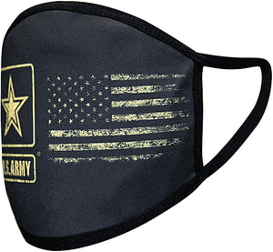 Icon Sports U.S. Army Military Officially Licensed Primary Logo Reusable Face Covering Cloth 01-6