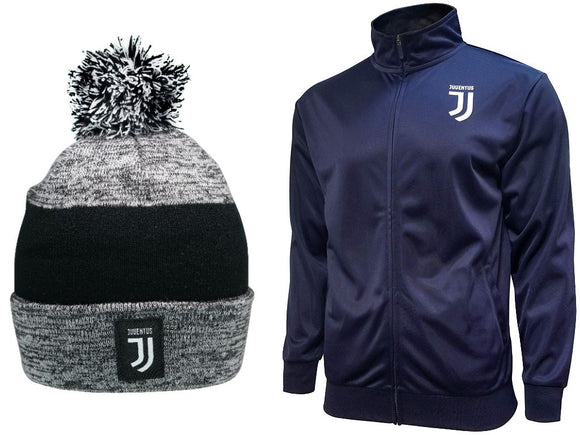 Icon Sports Juventus Soccer Jacket and Beanie combo 04