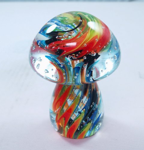M Design Art Handcraft Black & Purple Jellyfish Sculpture