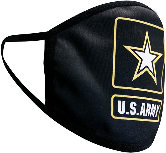 Icon Sports U.S. Army Military Officially Licensed Primary Logo Reusable Face Covering Cloth 01-10