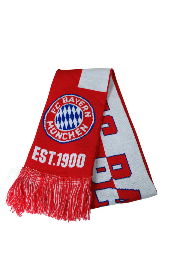 FC Bayern Authentic Official Licensed Product Soccer Scarf - 02-1
