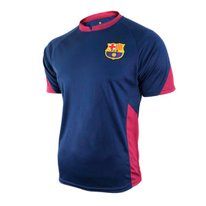 Icon Sports Men FC Barcelona Officially Licensed Soccer Poly Shirt Jersey -21